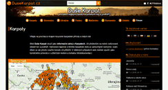 Desktop Screenshot of dusekarpat.cz