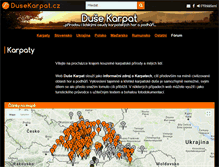 Tablet Screenshot of dusekarpat.cz